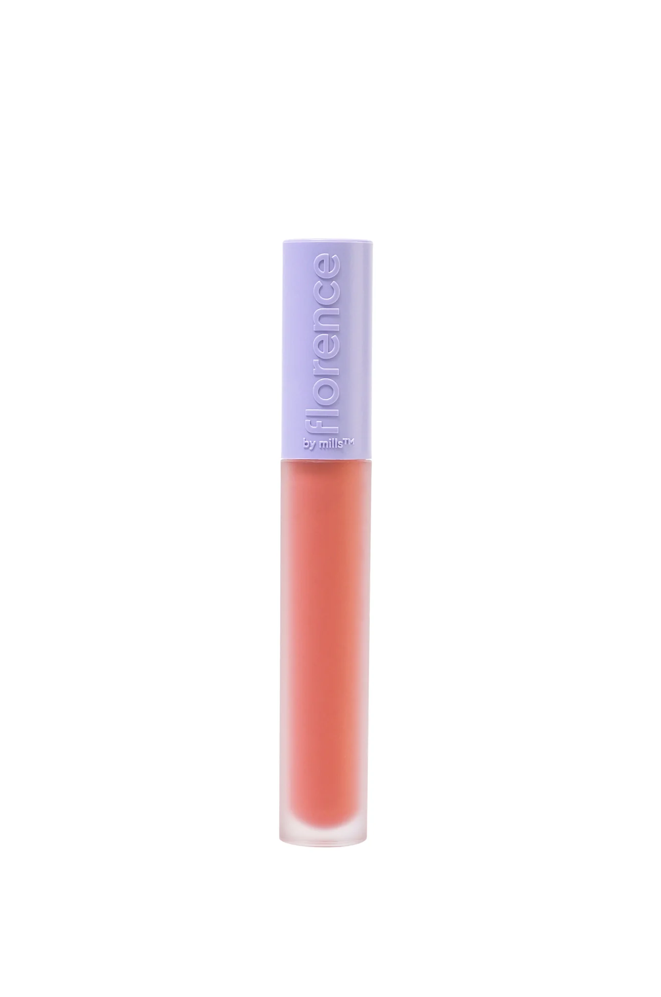 Florence get glossed lip gloss- mindful mills- coral