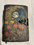 Handmade meadow Moon leather bound journal ￼