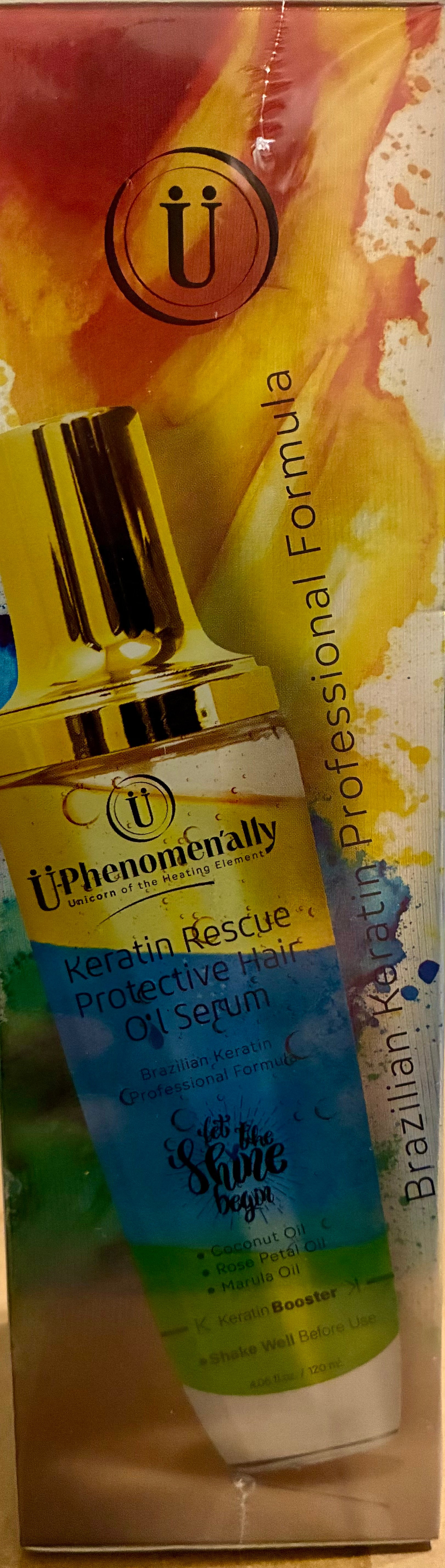 Uphenomenally keratin rescue protective hair oil serum