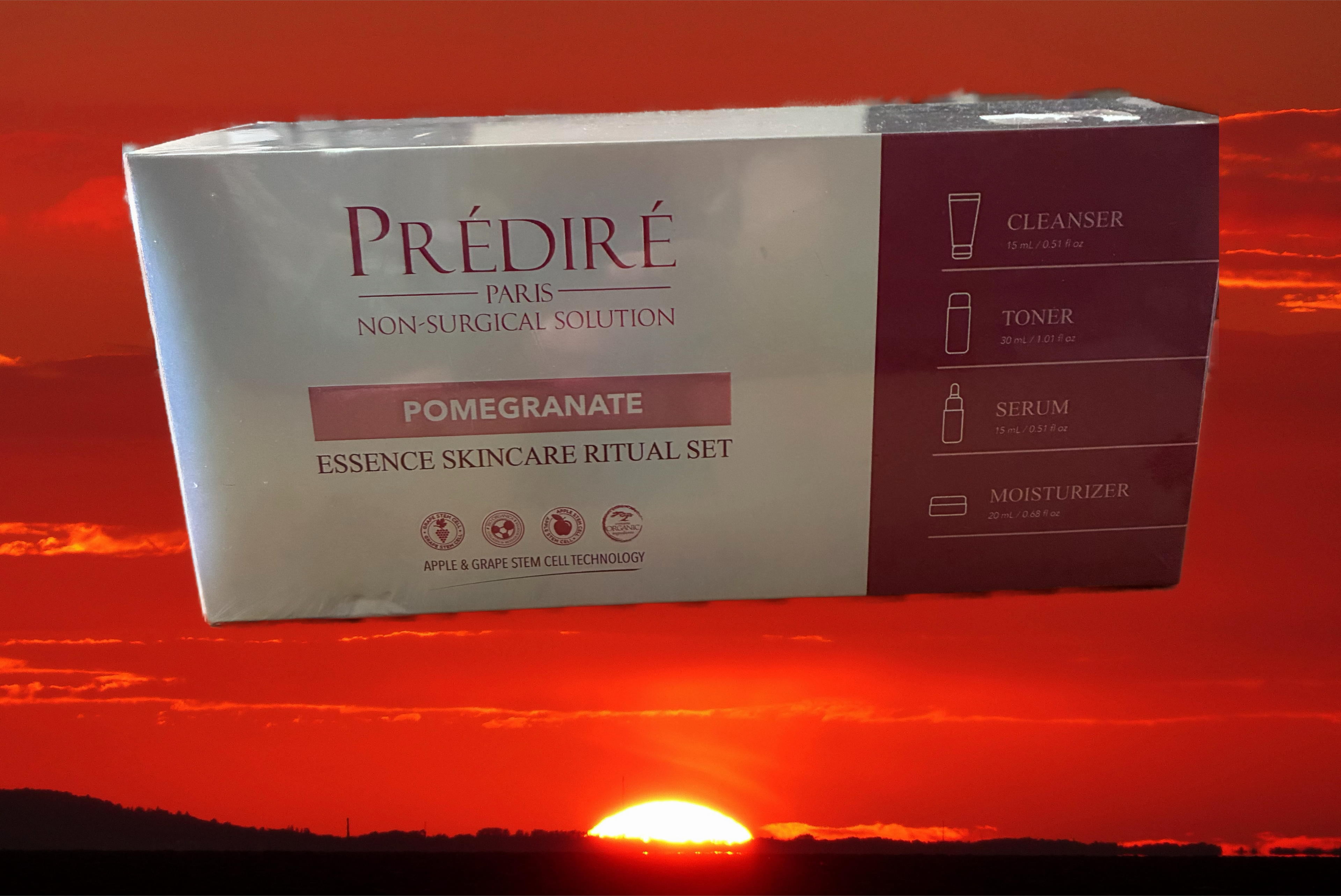 Predire Paris pomegranate skincare set