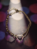 Silver plated heart