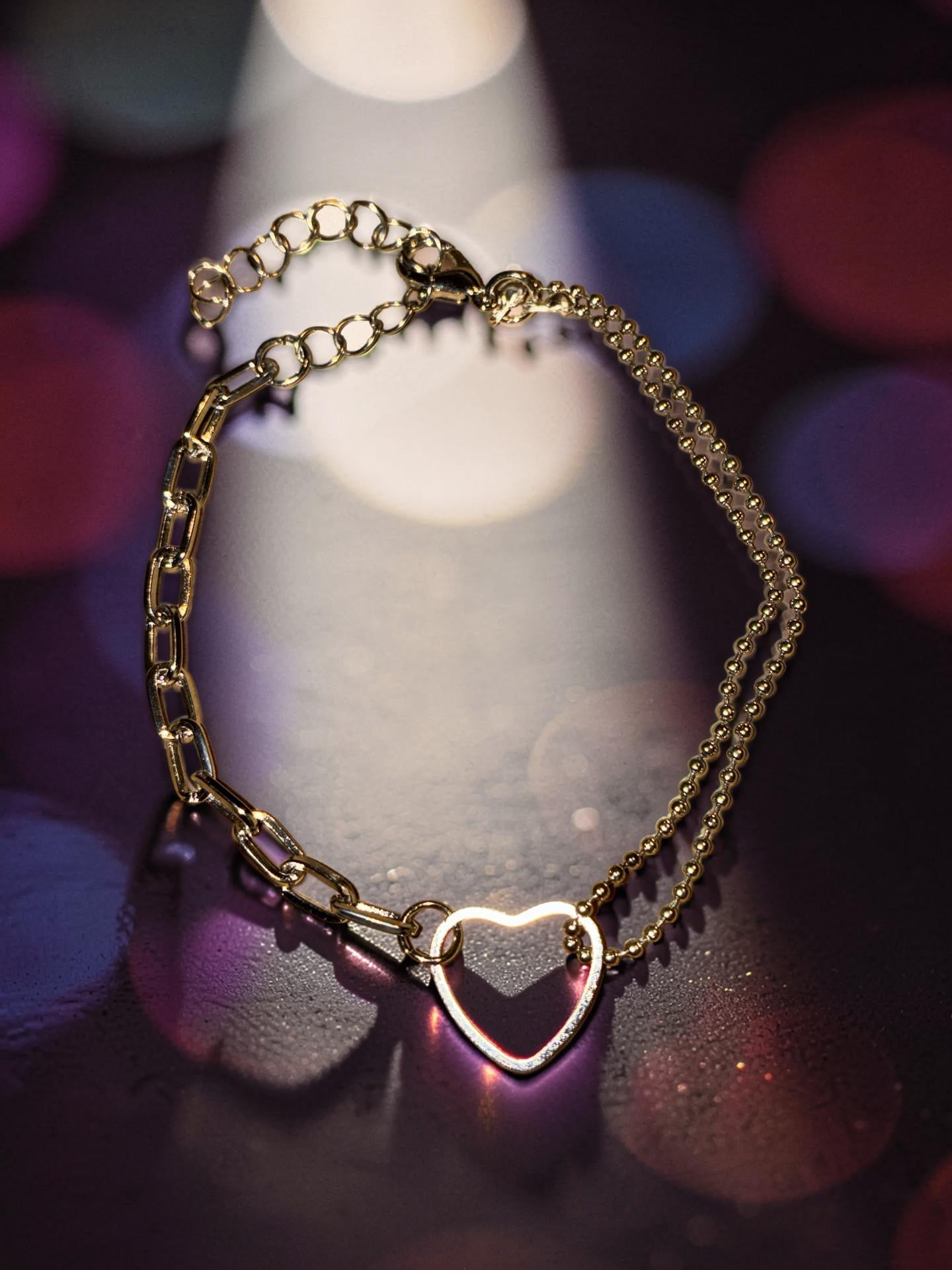 Silver plated heart