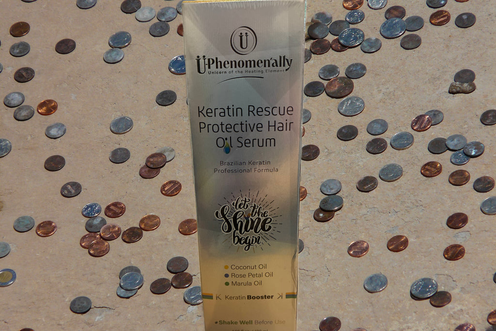 Uphenomenally keratin rescue protective hair oil serum