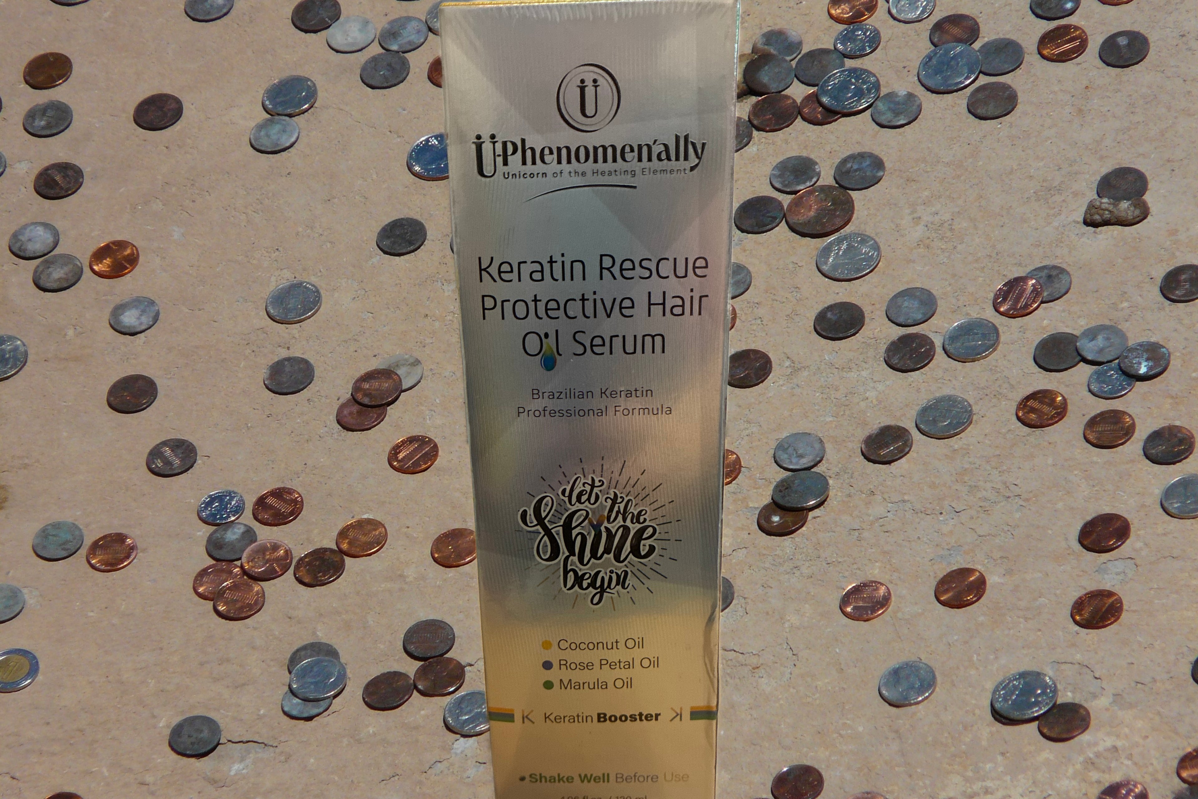 Uphenomenally keratin rescue protective hair oil serum