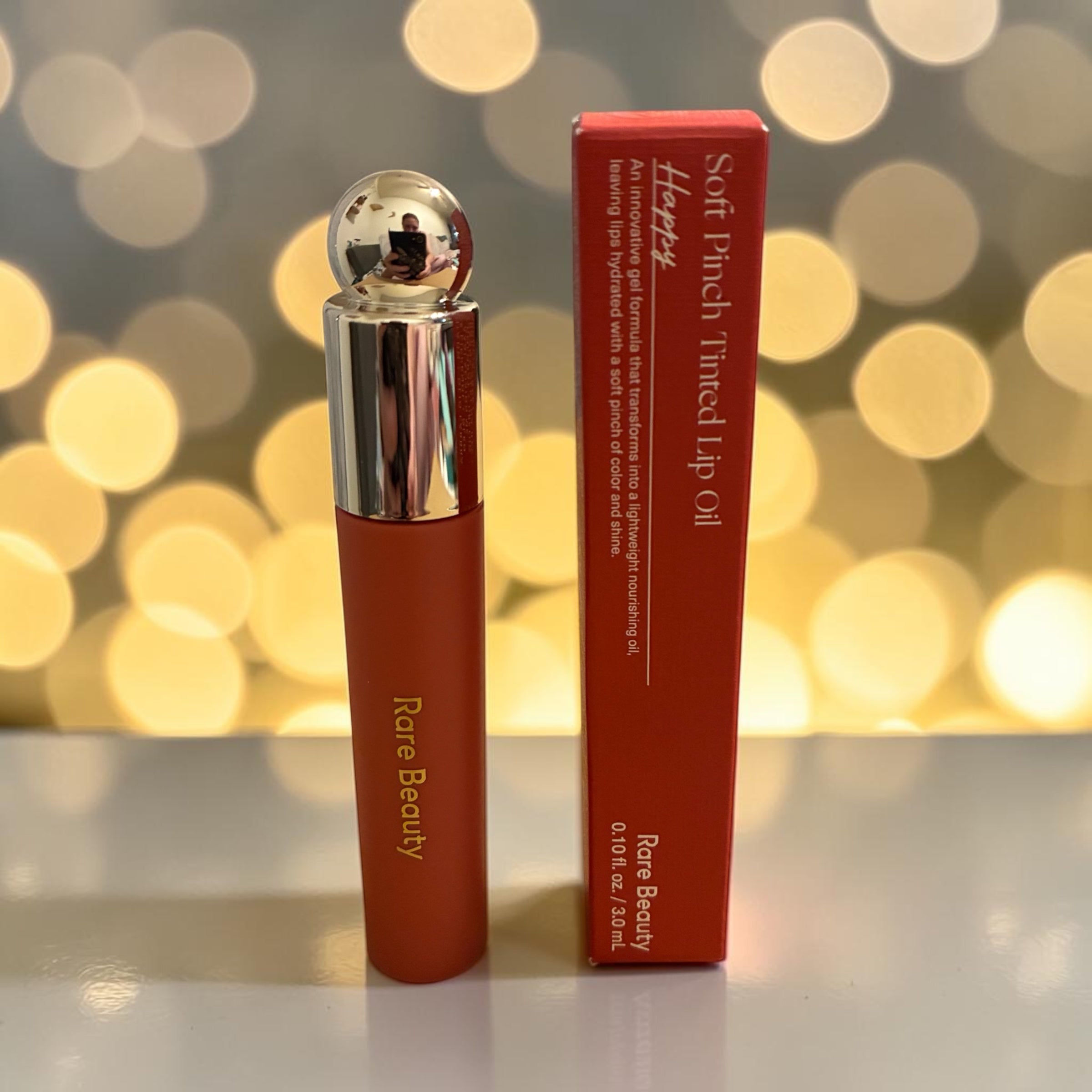 Rare beauty soft pinch tinted lip oil- shade happy