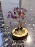 Amethyst tree of life sculpture